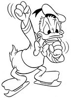 kolorowanki Kaczor Donald Disney - malowanka do wydruku numer  46